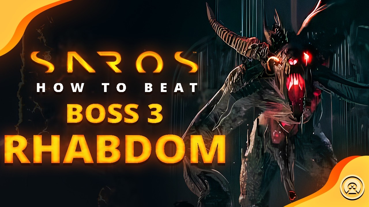 In-Depth Guide on how to Defeat Rhabdom | Saros - YouTube