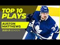 Top 10 Auston Matthews Plays from the 2021 NHL Season