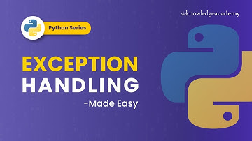 Exception Handling in Python Made Easy | Try/Except Block in Python | Python Exception Handling