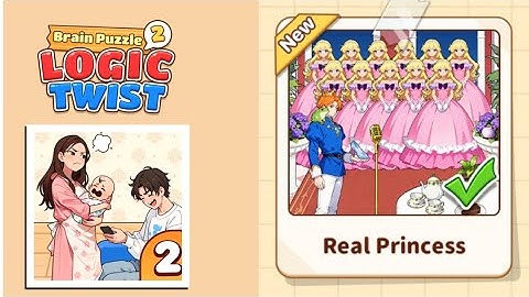 Brain Puzzle 2: Logic Twist Level 96 | real princess Gameplay