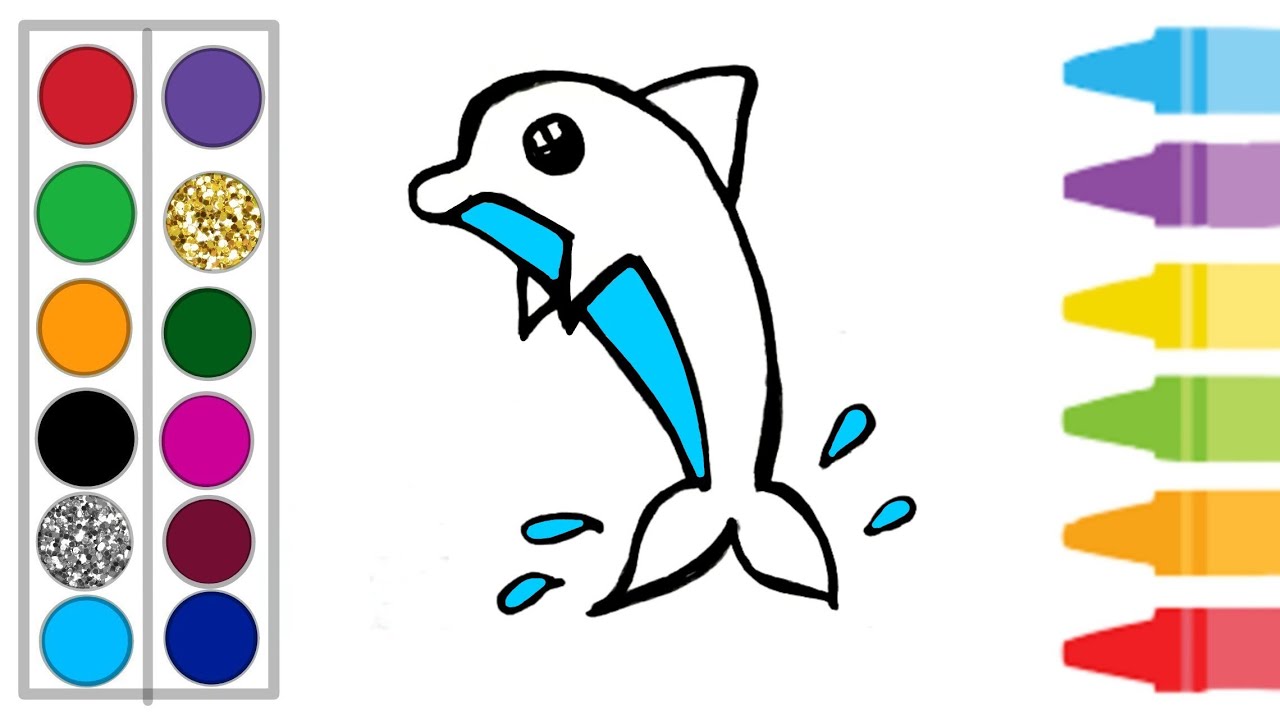 Dolphin banane ka tarika drawing drawing banana sikhaye dolphin