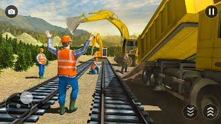 Train Station Construction Railway - Road Builder - Android Gameplay screenshot 5
