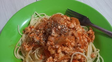 assignment to make an English video "procedure text" making home made bolognse sauce for sphagetti