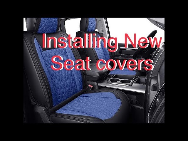 How to Install Car Seat Covers from Amazon 