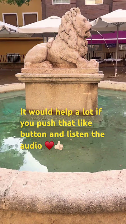 Lion in the water  #leon #water #lion #statue #helpmetogrow #travelvlog #newmusic #elektronisch