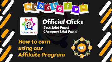 How to Use Affiliate Program at Officialclicks.com?? | OC | Best & Cheapest SMM Panel in 2024