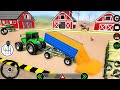 tractor game tractor death☠️☠️road game🎮🎮off-road || tractor trolly #game#viralvideo #gaming#farming