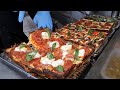 Detroit Style Burrata Cheese Square Pizza / 디트로이트 스타일 부라타치즈 사각 피자 / Korean Restaurant