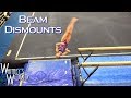 Beam Dismounts| Whitney Bjerken Gymnastics