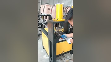 Supermarket Shelf Tube Slot Punching Machine