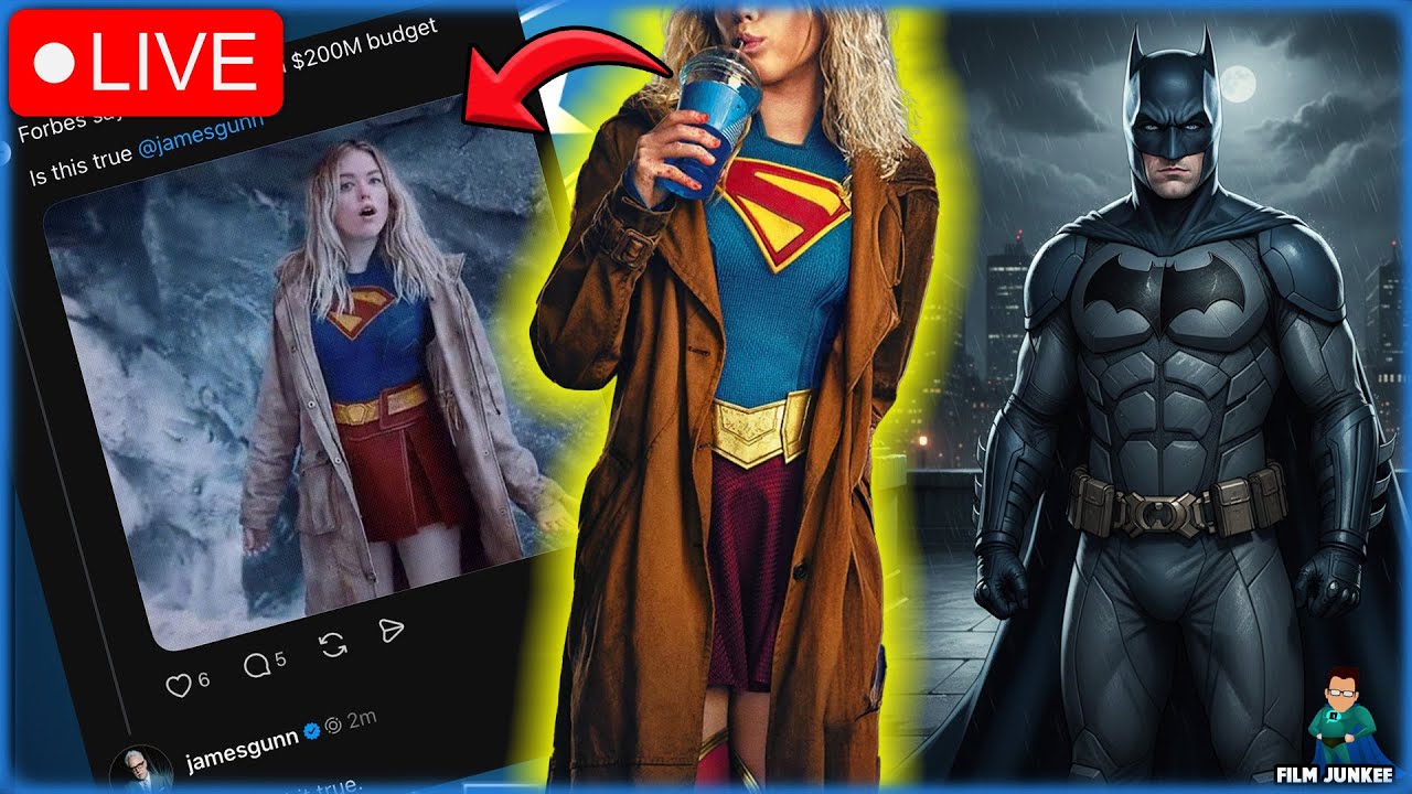 Supergirl BUDGET Revealed and DEBUNKED Batman in Blue and Gray! - Film Junkee Live | DCU News