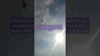 Setelah Pkpm Pantai Parangtritis Udah Ramai Sekali Mobiljeep Trail Motor Atv Kereta Kuda Ramai