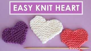 Easy Heart Knitting Pattern 💖 Original by Studio Knit