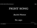 FIGHT SONG - RACHEL PLATTEN Easy Chords and Lyrics