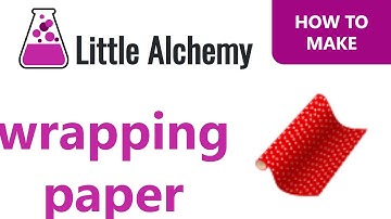 How to make Wrapping Paper in Little Alchemy