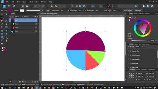 I latched onto this method now, should have used it a long time ago,
but then again, i'm still learning. creating pie chart in small easy
steps with designer.