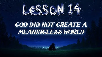 Lesson 14 | Daily Guided Meditations | A Course In Miracles Workbook for Students