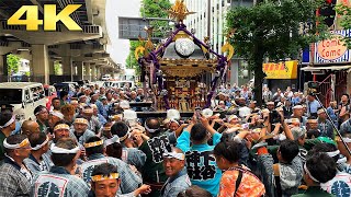 4K Shitaya Shrine Festival 2024 ③ 下谷神社大祭 本社神輿渡御 日本の祭り 東上野四
