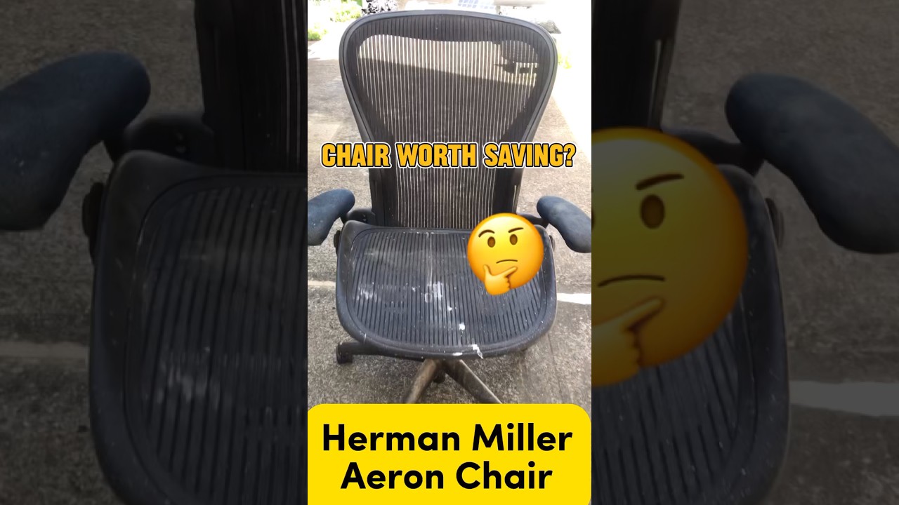 Herman Miller Aeron Chair Worth Saving?🪑 fix 