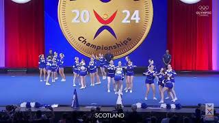 Team Scotland Youth All Girl Median ICU World Cheerleading Championship 2024 (Finals)