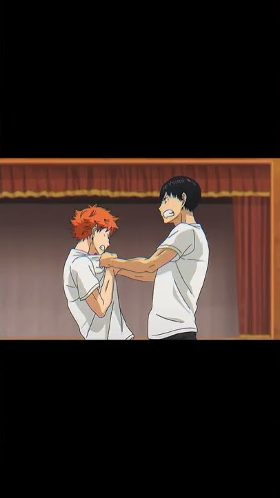 kageyama and hinata fight scene 🥵