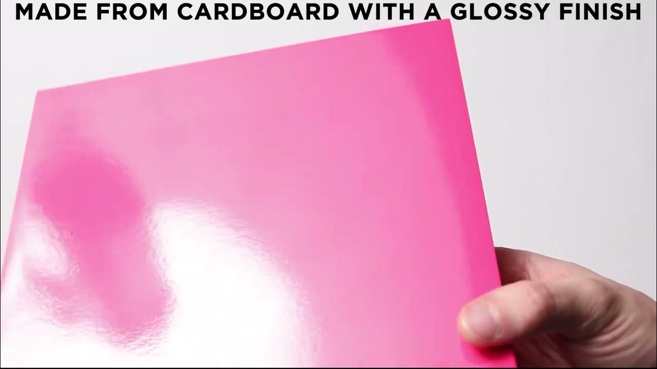 FOLDERS High Gloss Cardstock Folders YouTube