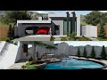 PLANTA DE CASA COM 4 QUARTOS E PISCINA