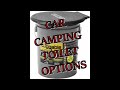 Car/Camping toilet ideas...easy compost! Or for off grid cabin! #vanlife #travel