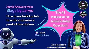 Jarvis Answers: How to use bullet points to write e-commerce product descriptions (Jarvis Templates)