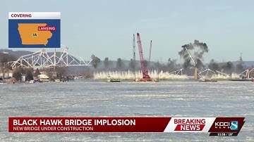 Iowa bridge implosion: Watch video of Black Hawk Bridge demolition