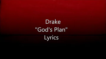 Drake God's Plan lyrics