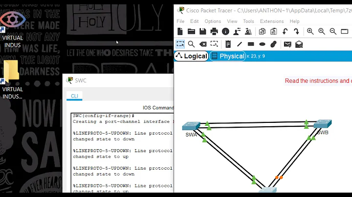 Packet Tracer 6.4.1 - Implement EtherChannel