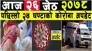 News ? Corona Virus Update : पछिल्लो २४ घण्टाको कुल संक्रमण, डिस्चार्ज, मृत्यु र जिल्लागत बिवरण ।।