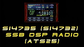 Радиоприемник на микросхеме SI4735 (si4732) SSB DSP RADIO (ATS25)