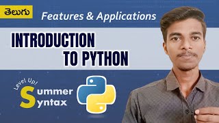 Python Series Part-1: Reasons to Learn Python in Telugu | Introduction to Python Telugu