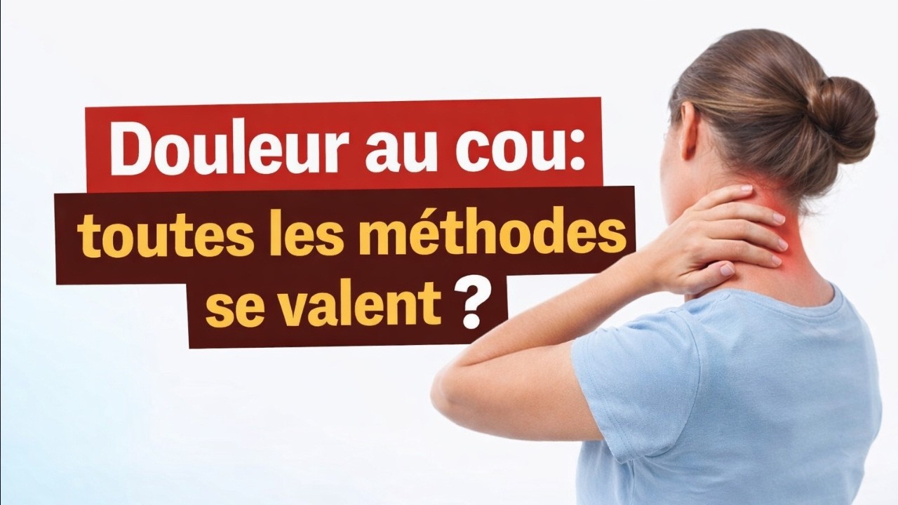 Douleur au cou : toutes les méthodes se valent ?