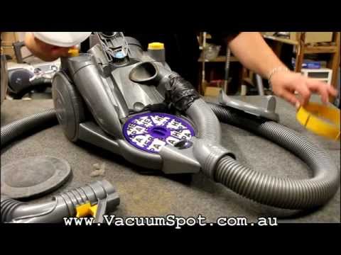 Dyson DC08 Bagless Vacuum Cleaner Filter Change, how to check & change your filters