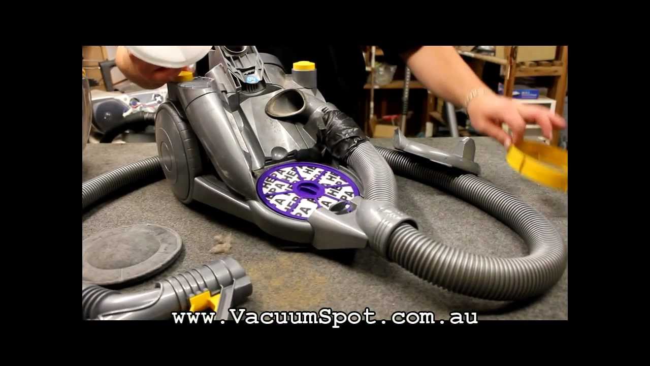 Dyson DC08 Bagless Vacuum Cleaner Filter Change, how to check & change your filters YouTube