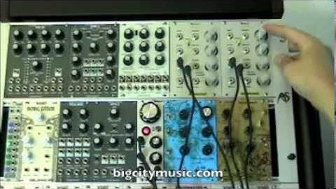 Pittsburgh ViLFO + Bananalogue Serge VCS + A.S. rs95e oscillator