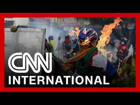 Violent protests erupt in Colombia