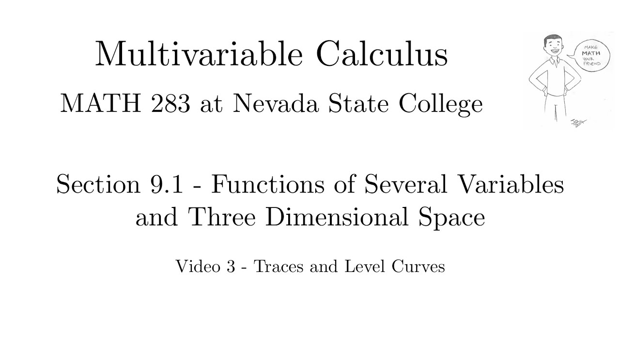 tos level curve  2022  9.1-3 - Traces and Level Curves