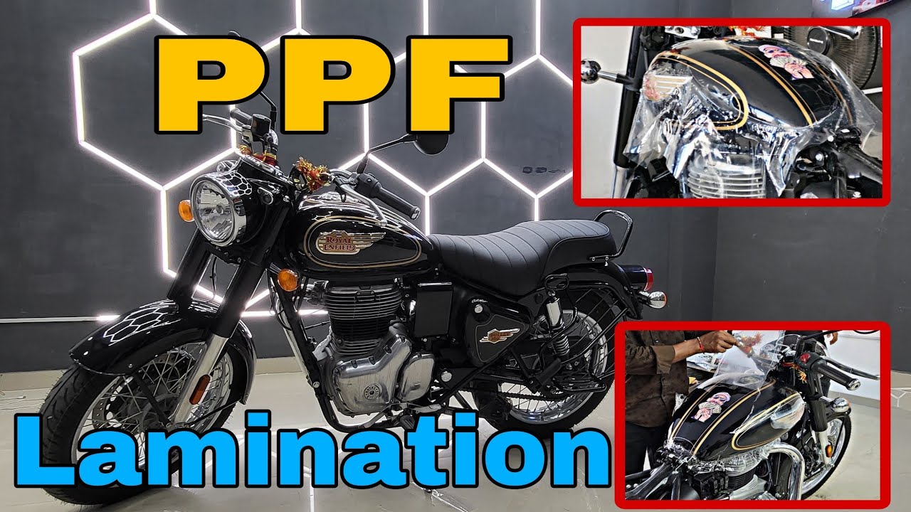 Bullet 350 2023 Full Body Lamination(PPF) Installation Bullet 350