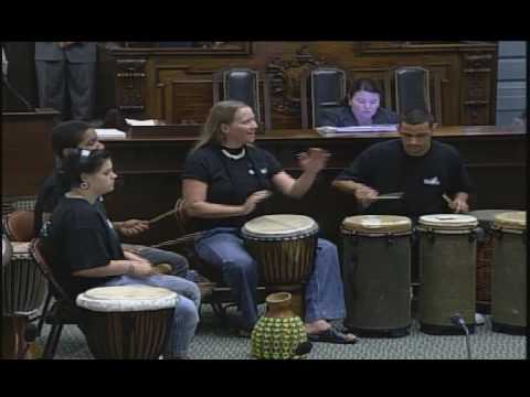 Hillcrest Drummers Perform in the Senate Chamber
