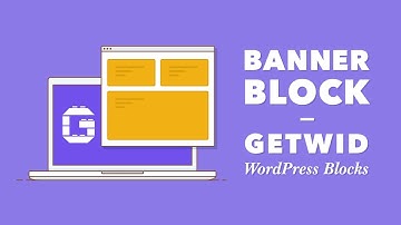 Banner - Getwid WordPress Blocks for Gutenberg