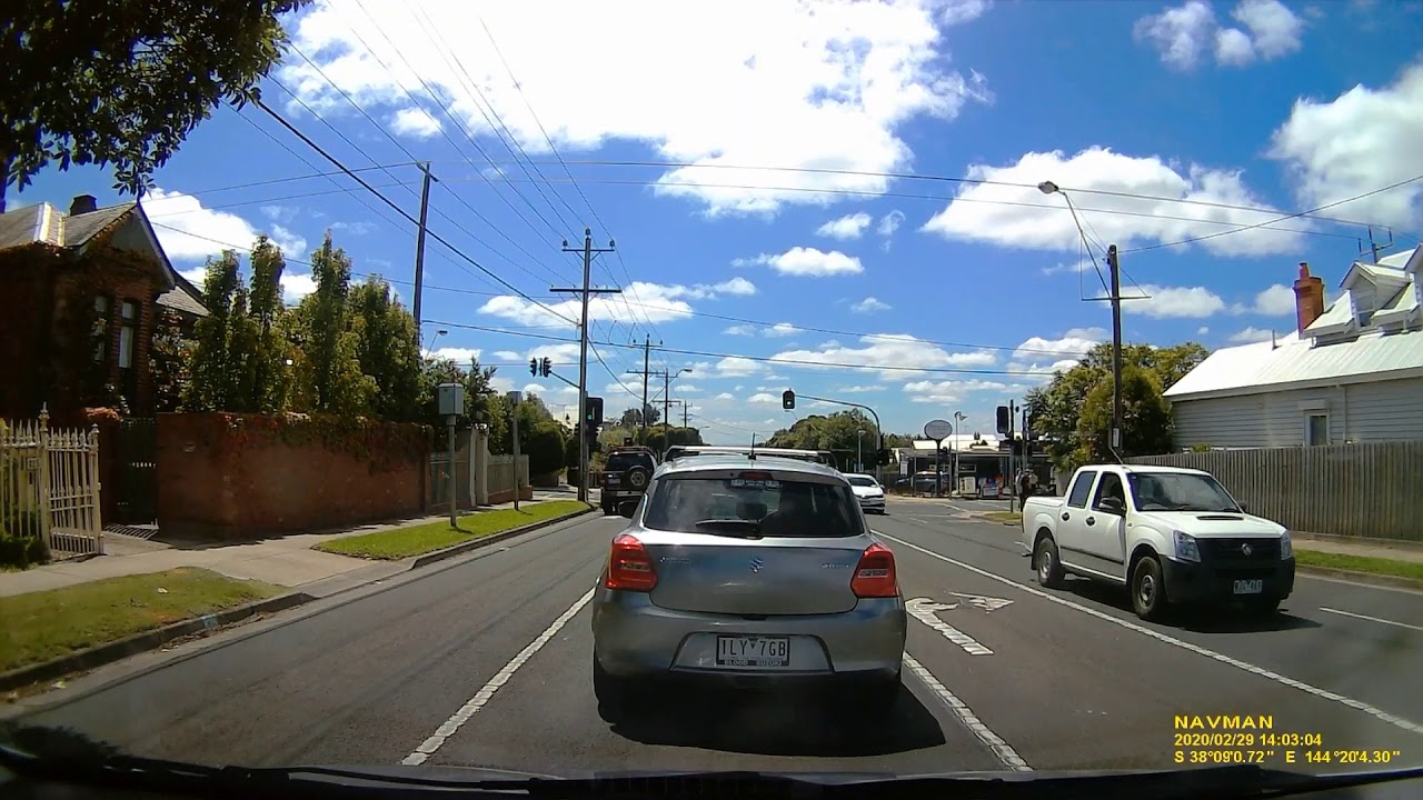 Shannon Avenue And Aphrasia Street, Newtown Wet Film, Red light