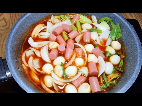 Cách làm Bánh Gạo Tokbokki  Bằng CƠM NGUỘI dẻo mềm dai , bánh gạo từ cơm nguội - Tú Lê Miền Tây