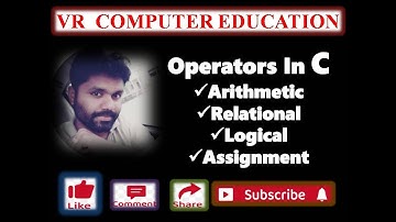 Operators Introduction - Arithmetic- Relational - Logical - Assignment - Conditional By Rakesh M.Sc