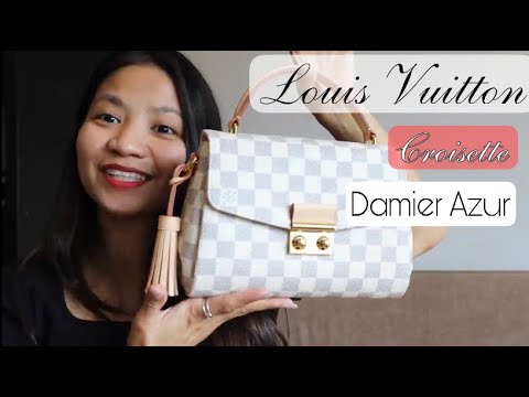 Louis Vuitton Croisette Damier Ebene Handbag Unboxing and Review 