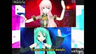 Hatsune Miku & Megurine Luka - World´s end dancehall HD sub español + MP3