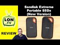 New Sandisk Extreme and Extreme Pro Portable SSD Review - NVME Upgrade!